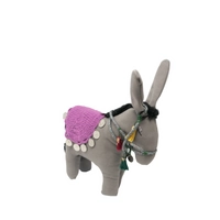 Decorative Stuffed Gray Donkey 