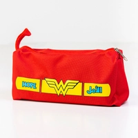  Red Superhero Pencil Case with The Word ''Hope'' Printed on It in Arabic & English