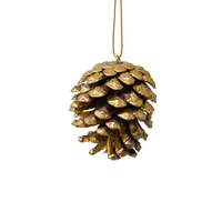 Handmade Golden Pine Car Pendant 