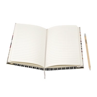 Sadu Fabric Notebook: Medium Size with Lined Pages