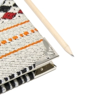 Sadu Fabric Notebook: Medium Size with Lined Pages