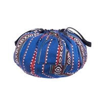 Blue Cooking Bag with Bedouin Patterns - Large Size