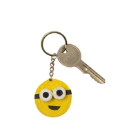 Handmade Quilling Art Keychain of a Smiley Face