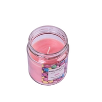 Handmade Scented Candle in a Glass Jar - Gum 