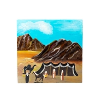  Bedouin Wall Art - Life Of The Desert - Glass Painting