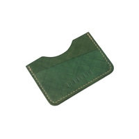 The E1 Wallet - EDC Slim Leather Card Holder - MOZART  ( Green)