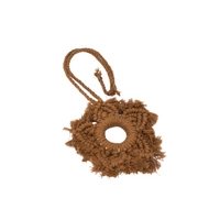 Elegant Handmade Bohemian Style Brown Crochet Pendant 