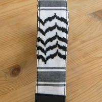 Black and white Bag Strap Inspired by The Palestinian Hatta