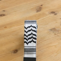 Black and white Bag Strap Inspired by The Palestinian Hatta