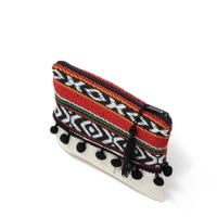 Small Zippered Saud Wallet , Ideal for Carrying Personal Items - Available in Several Designs - Design 3