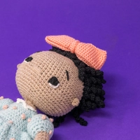 Handmade Crochet Girl Doll