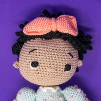 Handmade Crochet Girl Doll