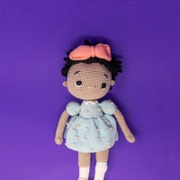 Handmade Crochet Girl Doll