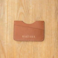 The E1 Wallet - EDC Slim Leather Card Holder - Available in Two Colors - Card Camel