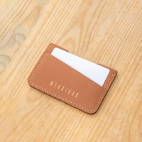 The E1 Wallet - EDC Slim Leather Card Holder - Available in Two Colors - Card Camel