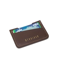 The E1 Wallet - EDC Slim Leather Card Holder - Available in Two Colors - Card Camel