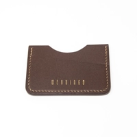 The E1 Wallet - EDC Slim Leather Card Holder - Available in Two Colors - Card Camel