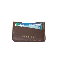 The E1 Wallet - EDC Slim Leather Card Holder - Available in Two Colors - Card Camel