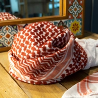 Jordanian Shemagh Designed in the Shape of a Cap - Tied Firmly