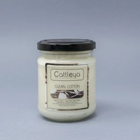 Clean Cotton Soy Candle - Small Size 150 Grams