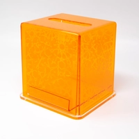 Small Size Acrylic Tissue Box - Available in Two Colors - Green