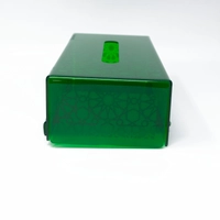 Large Plastic Tissue Box Rectangular- Available in Several Colors  - Yellow