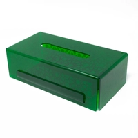 Large Plastic Tissue Box Rectangular- Available in Several Colors  - Yellow