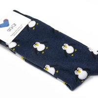 Cute Penguins Socks - Stylish & Comfortable Navy Blue Socks  - For Women