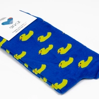 Rubber Duck Blue Socks for Women