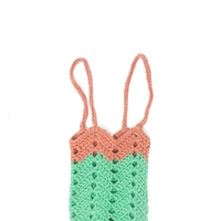 Macrame Water Bottle Holder - Available in 2 Colors - Orange