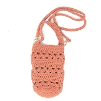 Macrame Water Bottle Holder - Available in 2 Colors - Orange