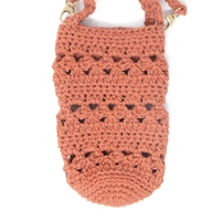 Macrame Water Bottle Holder - Available in 2 Colors - Orange