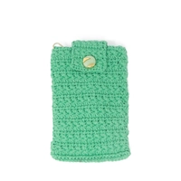 Elegant Handcrafted Green Macrame Small Crossbody bag