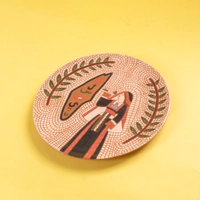Heritage Plate with Palestine Design - A Multi-Use Heritage Piece of Decor