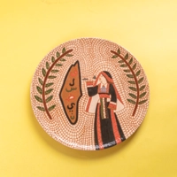 Heritage Plate with Palestine Design - A Multi-Use Heritage Piece of Decor