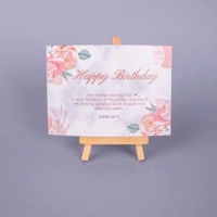 Special Birthday Gift: Pink Plant Pot with Fairy Garden Figure and Birthday Card