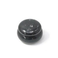 Black resin jewelry box with lid - available in two designs