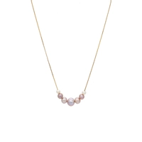 La Bella Rossa Necklace - Luxury Gold  Jewelry Made of Pearls