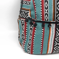 Stylish Sadu Backpack in Bedouin Style - Available in Two Colors - Turquoise