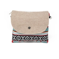 Handmade Sadu Crossbody Bag in Bedouin Style - Available in Two Colors  - Red