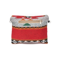 Handmade Sadu Crossbody Bag in Bedouin Style - Available in Two Colors  - Red