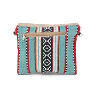 Handmade Sadu Crossbody Bag in Bedouin Style - Available in Two Colors  - Red