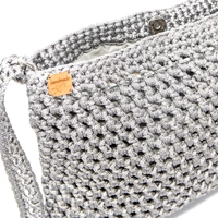 Crochet Gray Bag