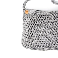 Crochet Gray Bag