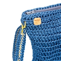 Crochets Navy Bag 