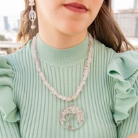 Set of necklace and earring, Bracelet ( Tree of life )  