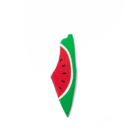 Handmade refrigerator magnet in the shape of a map of Palestine in watermelon colors (fridge magnet)