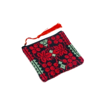 Hand-Embroidered Fabric Wallet - Several Designs - MIXING COLORS