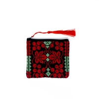 Hand-Embroidered Fabric Wallet - Several Designs - MIXING COLORS