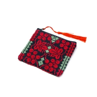 Hand-Embroidered Fabric Wallet - Several Designs - MIXING COLORS